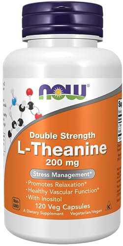 L-Theanine 200 mg with Inositol 120 Veg Capsules S825984