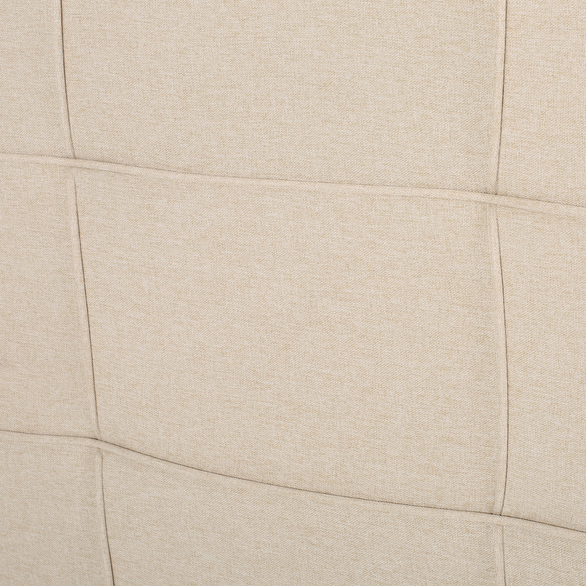 Beige Black Queen Full Upholstered Headboard O43518