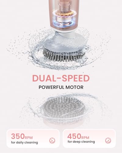 Electric Spin Scrubber with 8 Brush Heads and Long Handle M43630