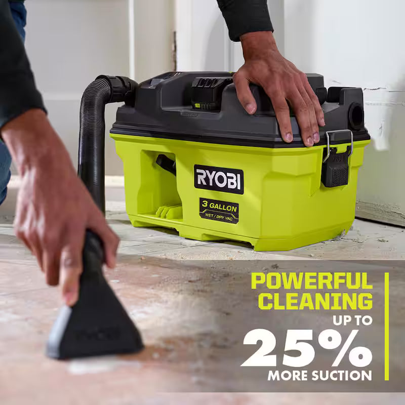 18V Cordless 3 Gal. Wet/Dry Vacuum G901