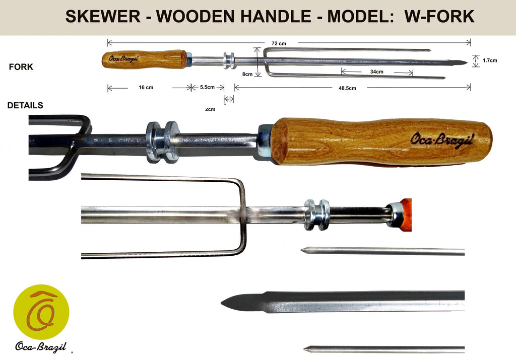 Set of 2 28" Skewers I185854