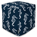 Sea Horse Indoor/Outdoor Ottoman Pouf Cube X842