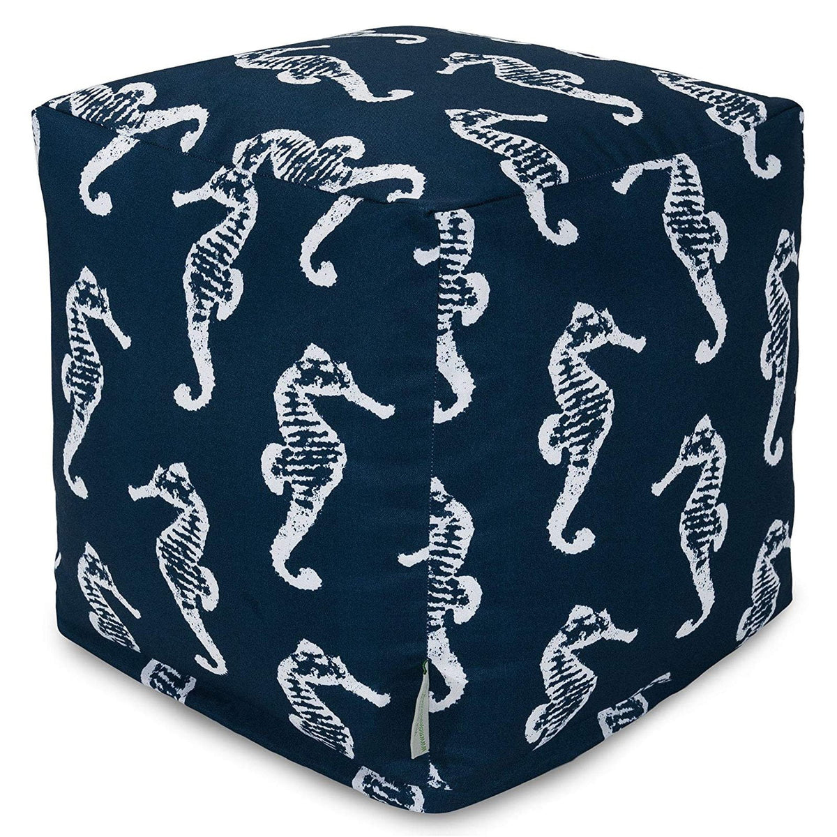 Sea Horse Indoor/Outdoor Ottoman Pouf Cube X842