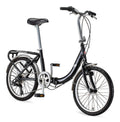 20" Folding Bike Black W8489
