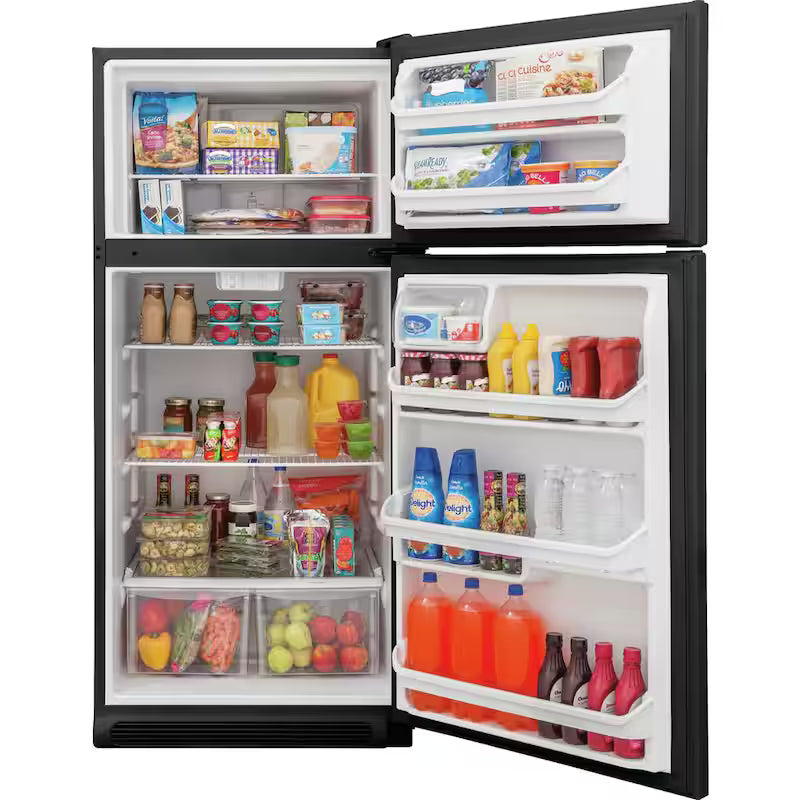 Black Top Freezer Refrigerator M63450