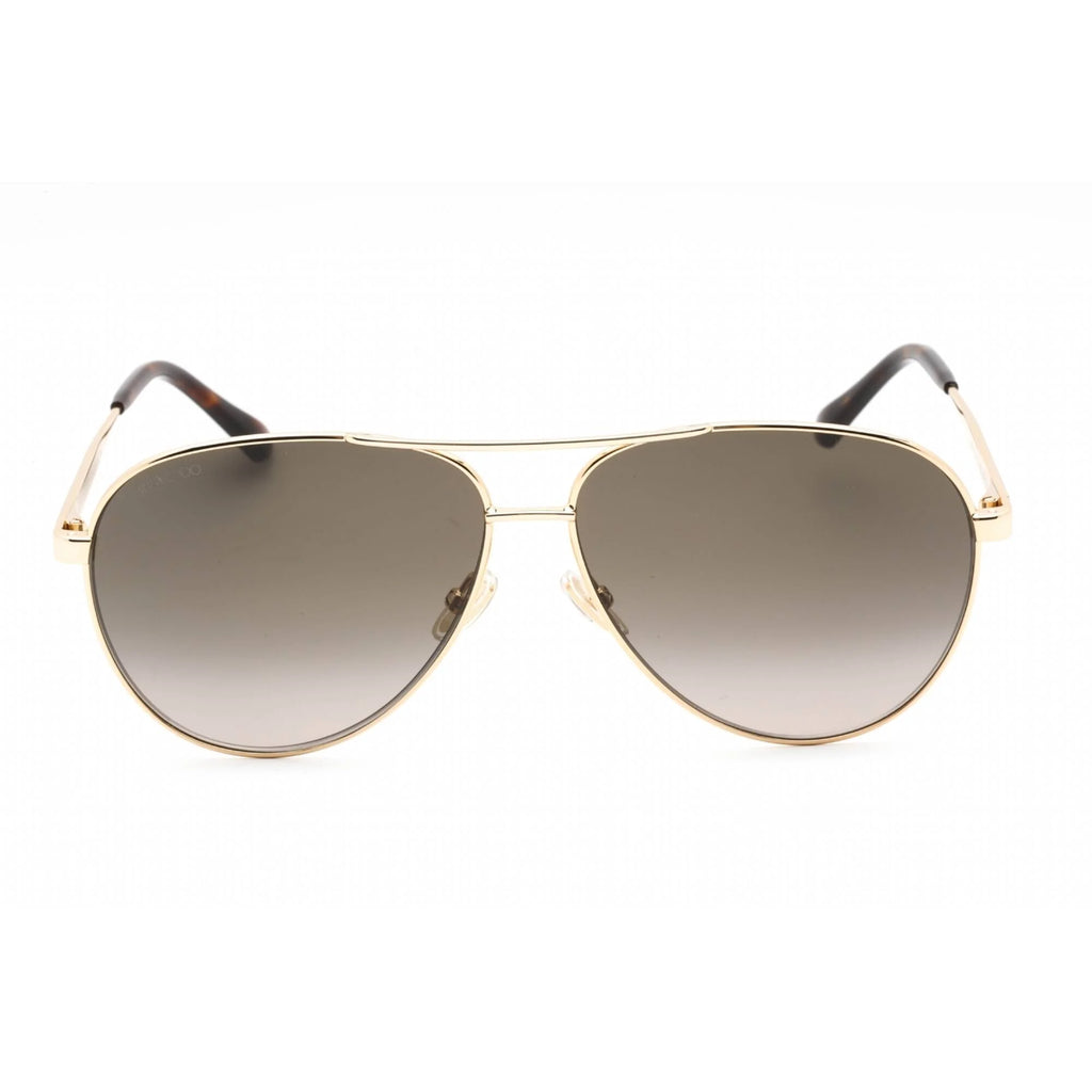 Gold Havana Aviator Sunglasses Z672266
