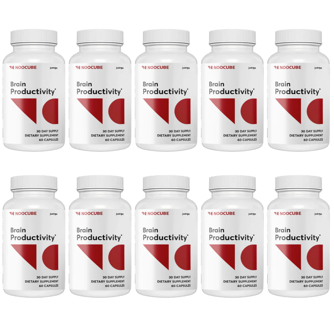 Healthy Brain Support Supplement 10 Bottles J197265