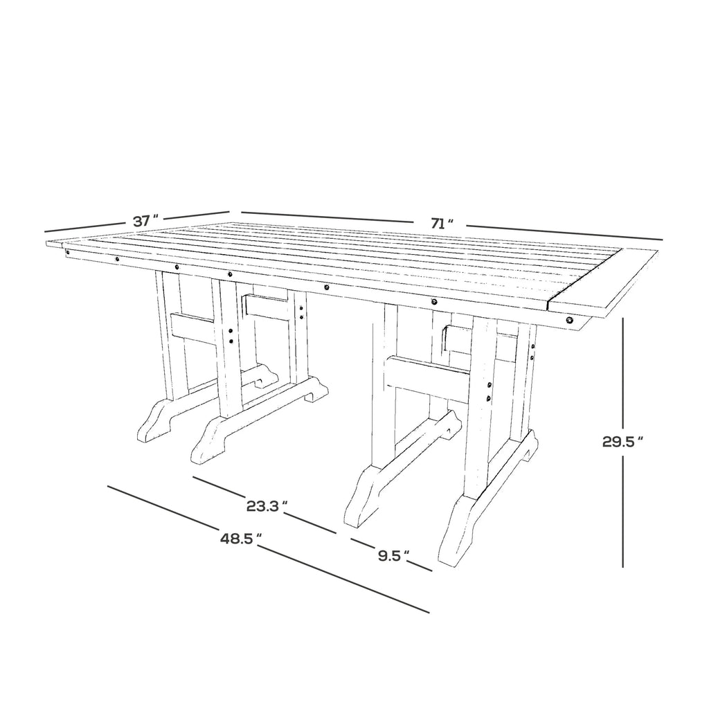 7-Piece All Weather Outdoor Dining Set with Armchairs J492