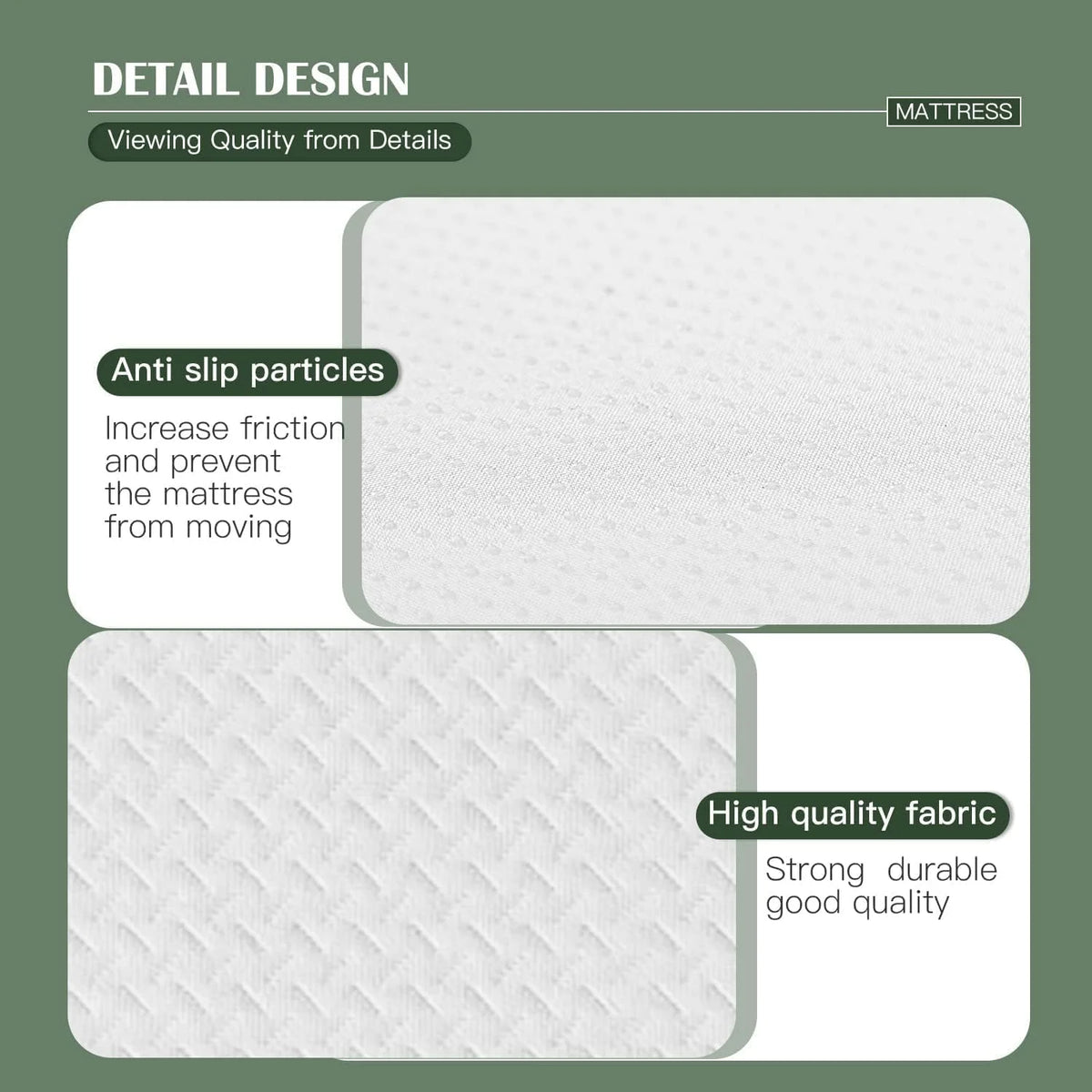 Twin Size Medium Firm Foam Mattress O9889