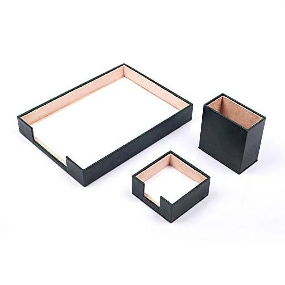 Leather Desk Organizer Set R857