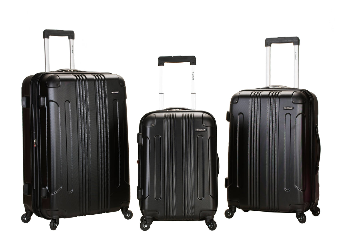 Black 3 Piece ABS Upright Set S8882