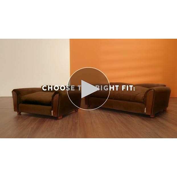Microsuede Oak Pet Couch B11215