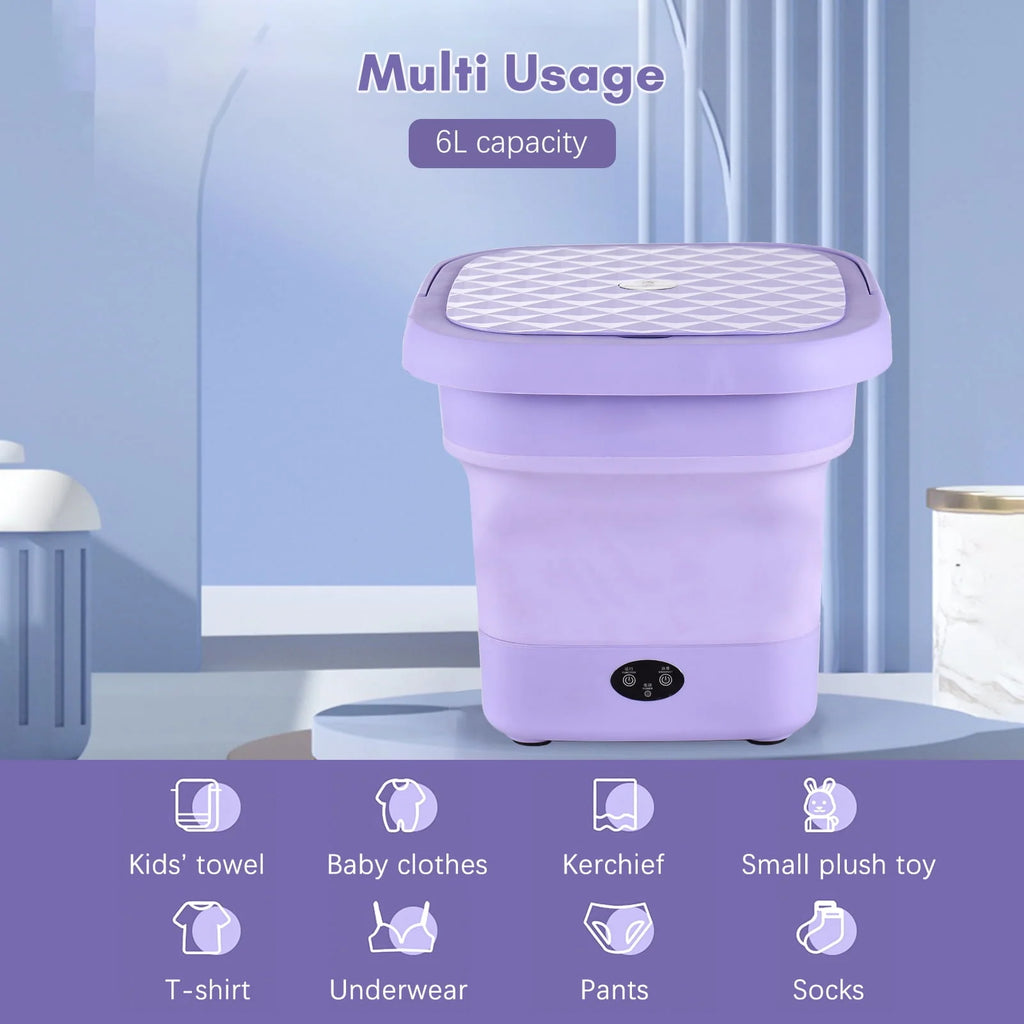 Portable Laundry Washer Bucket F671