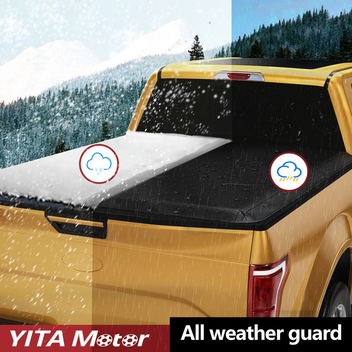 Soft Tri-fold Truck Tonneau Cover 5.8 ft Bed L2965