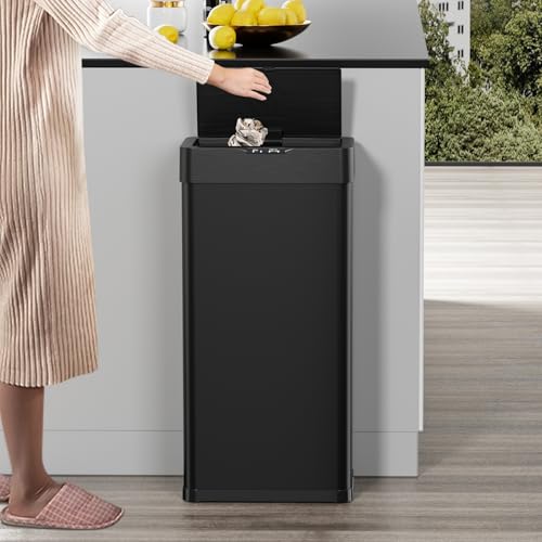 16 Gallon Motion Sensor Trash Can K116257