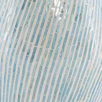 Blue White Capiz Shell Accent Table N54863