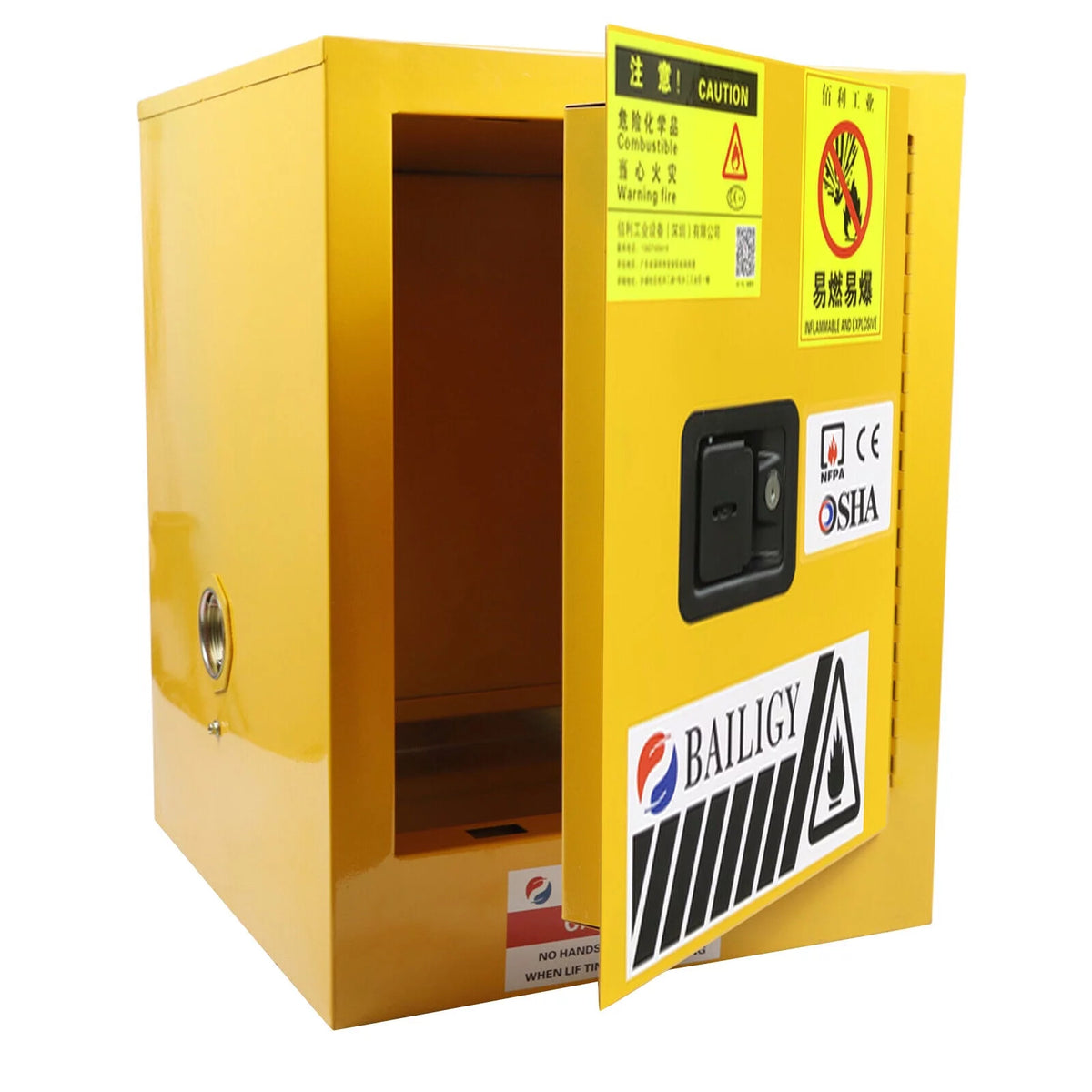 Flammable Liquid Storage Cabinet 4 Gallon Yellow V5647