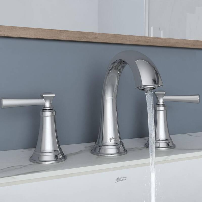 8 in. Widespread Double Handle Bathroom Faucet Polished Chrome 2-Pack P95765