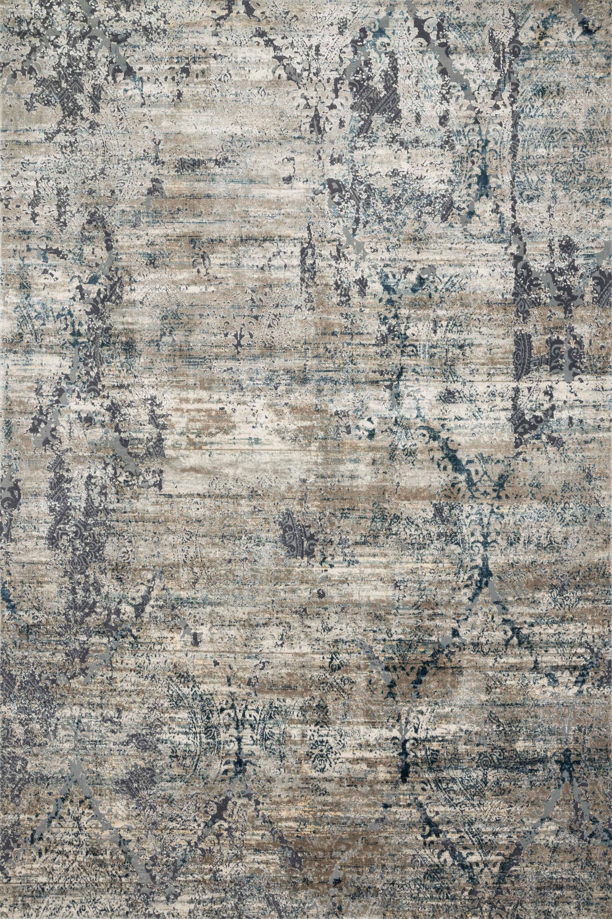 Taupe Blue 9'6 x 13' Rug W151962