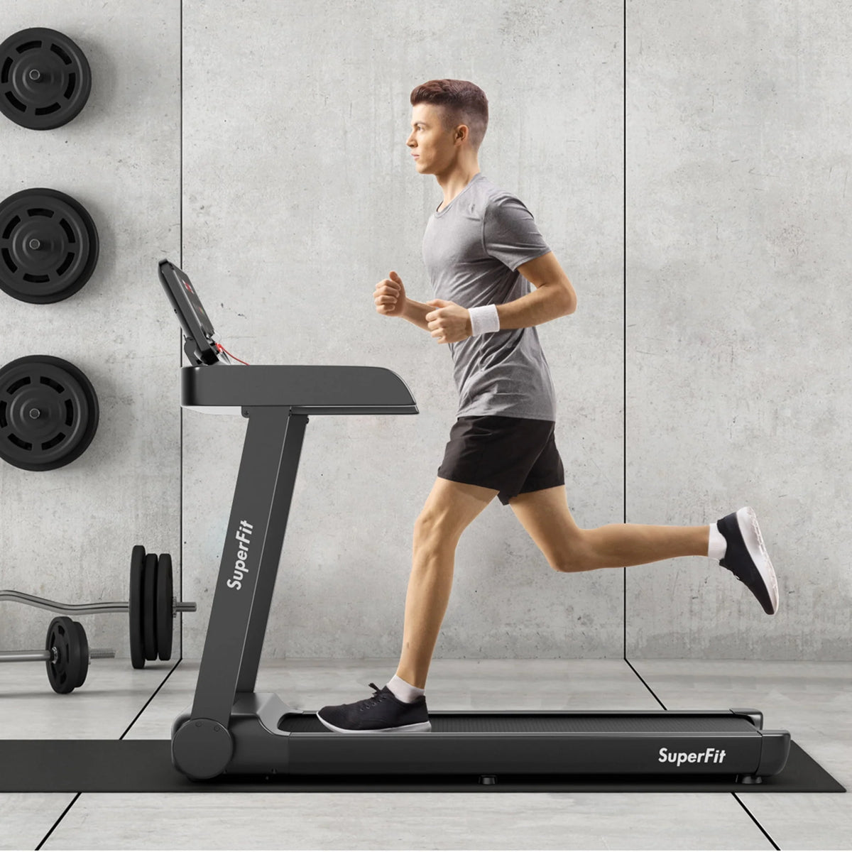 Electric Motorized Treadmill with LED Display D6642