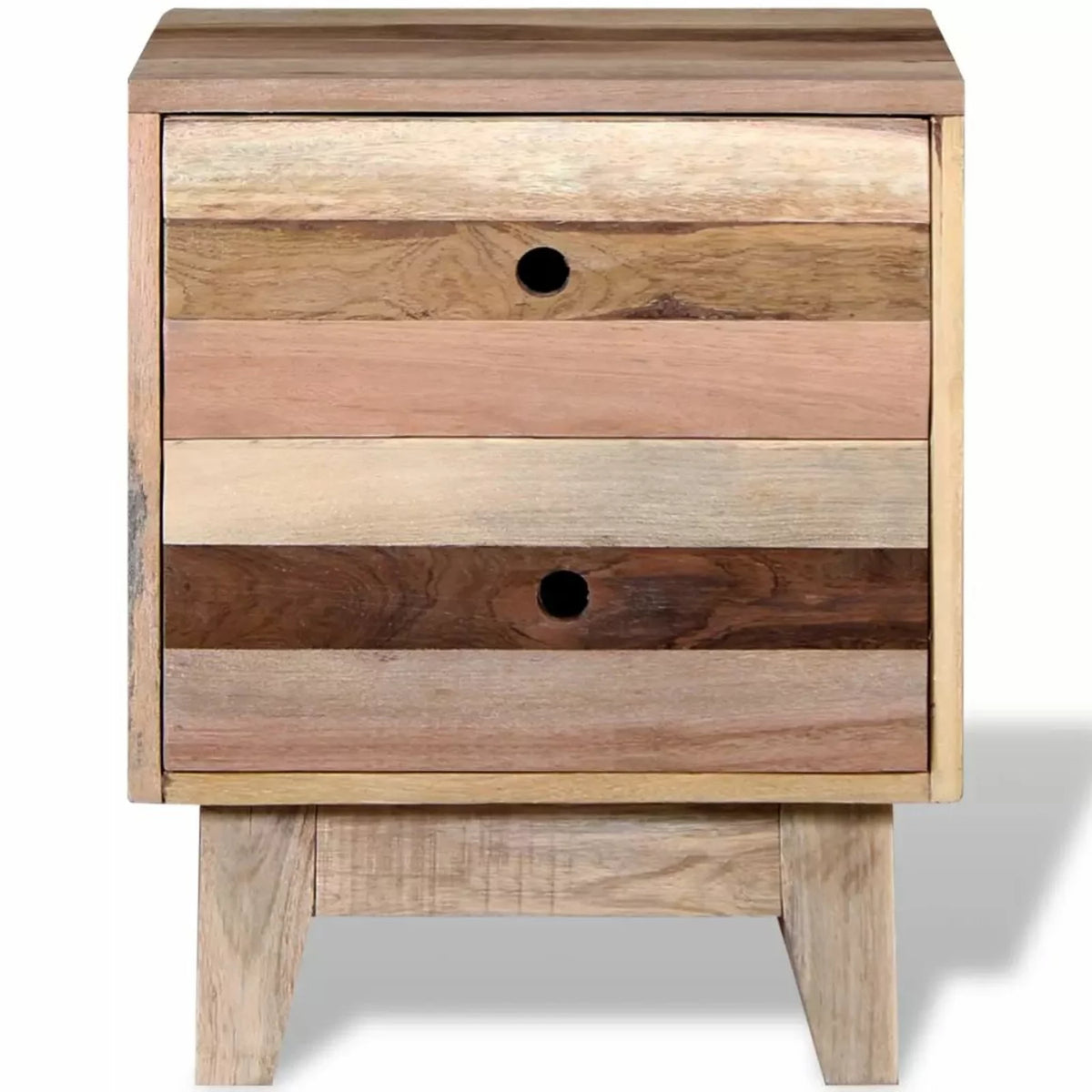 Solid Reclaimed Wood Bedside Cabinet M8427
