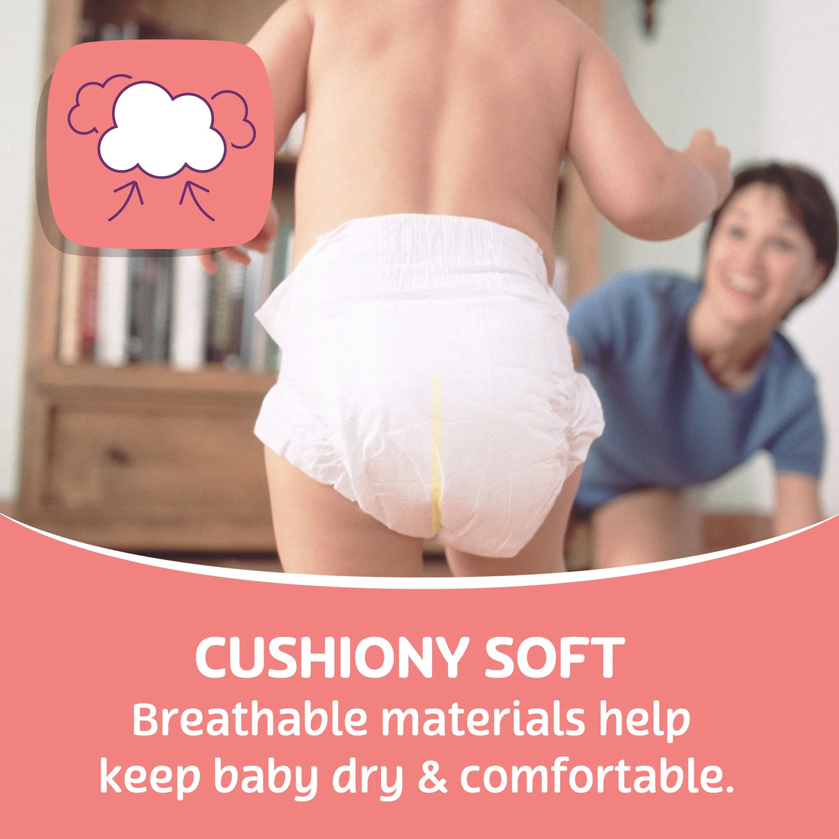 Dry & Gentle Diapers Size 2, 240 Count P3199