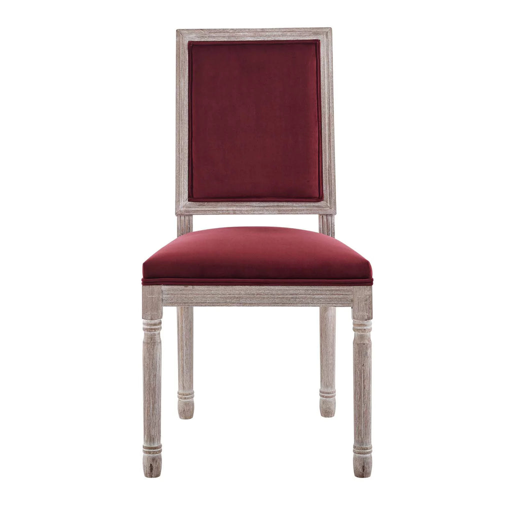 Vintage Velvet Dining Side Chair O940095