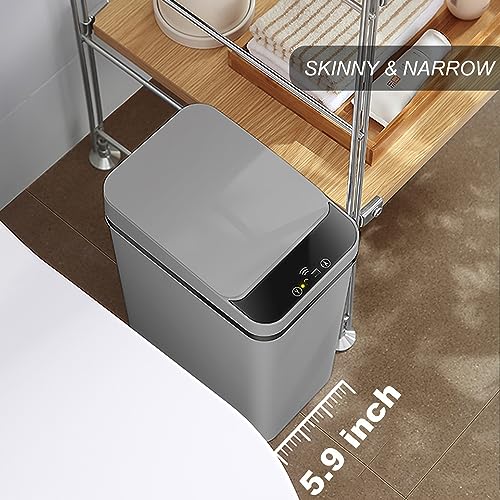 2.5 Gallon Touchless Sensor Bathroom Trash Can T623288