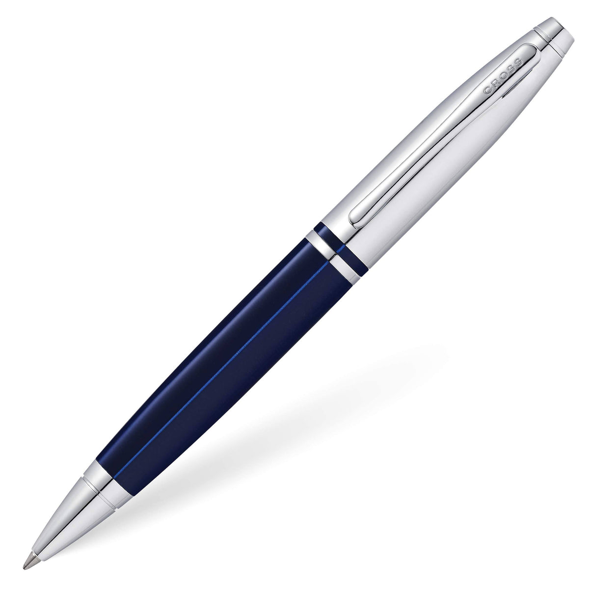 Chrome Blue Lacquer Ballpoint Pen Z436491