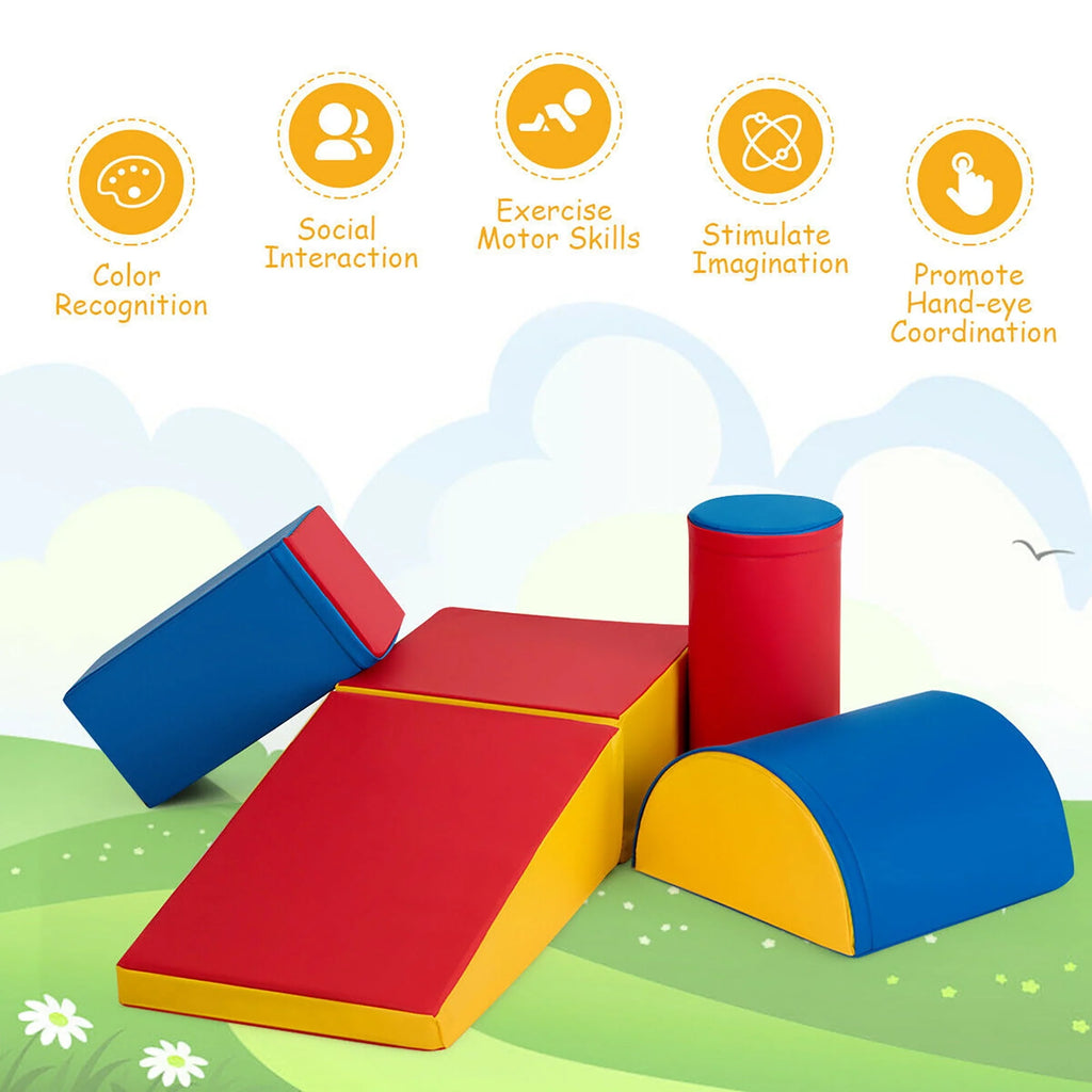 5 Piece Climb and Crawl Foam Play Set W985