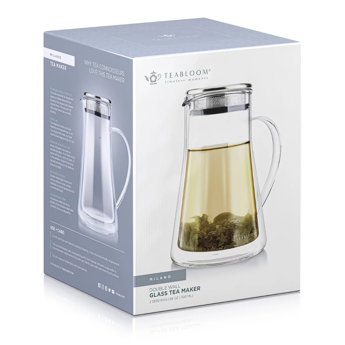 Insulated Glass Tea Steeper X6678