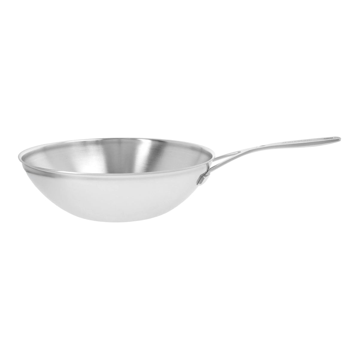 5 Qt. Stainless Steel Flat Bottom Wok E670