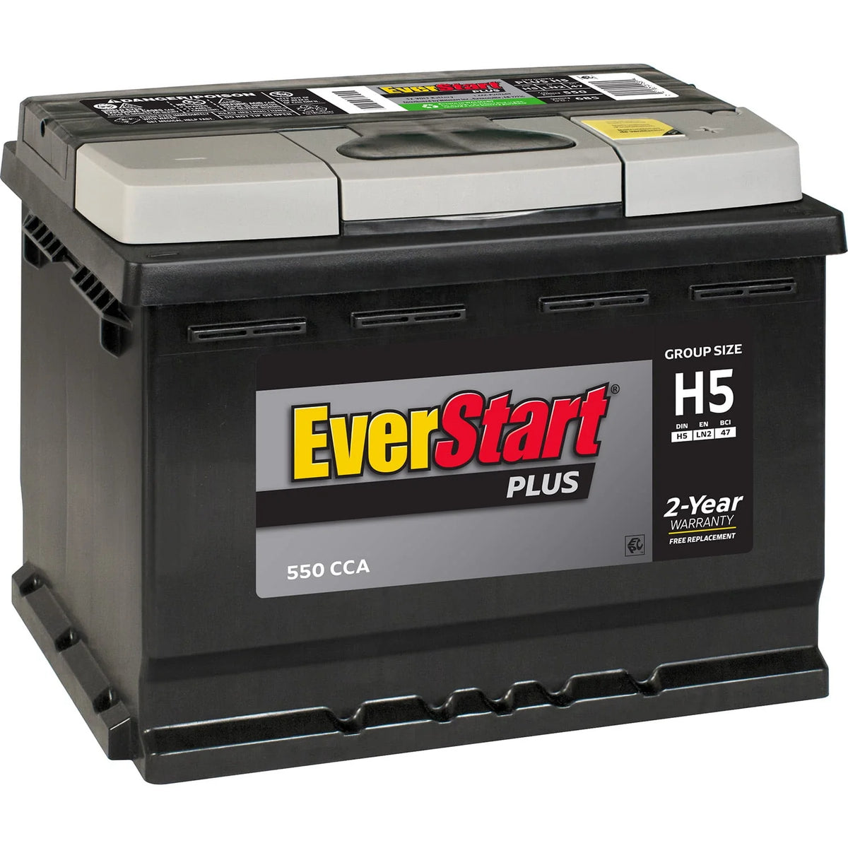 Lead Acid Automotive Battery 12 Volt 550 CCA D54972