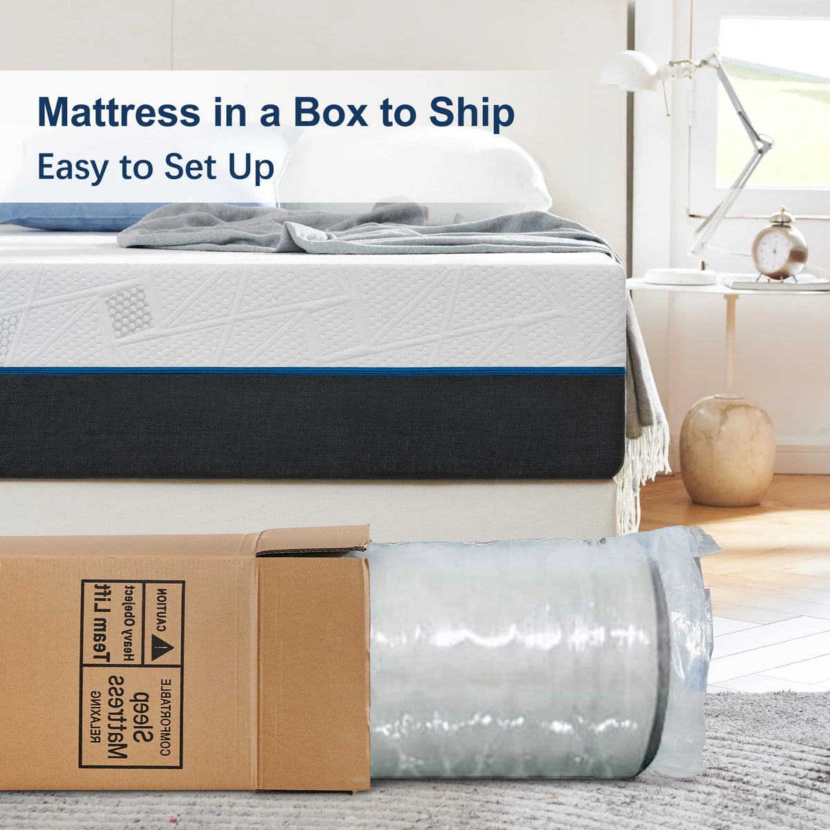 Queen Size Memory Foam Mattress K881184