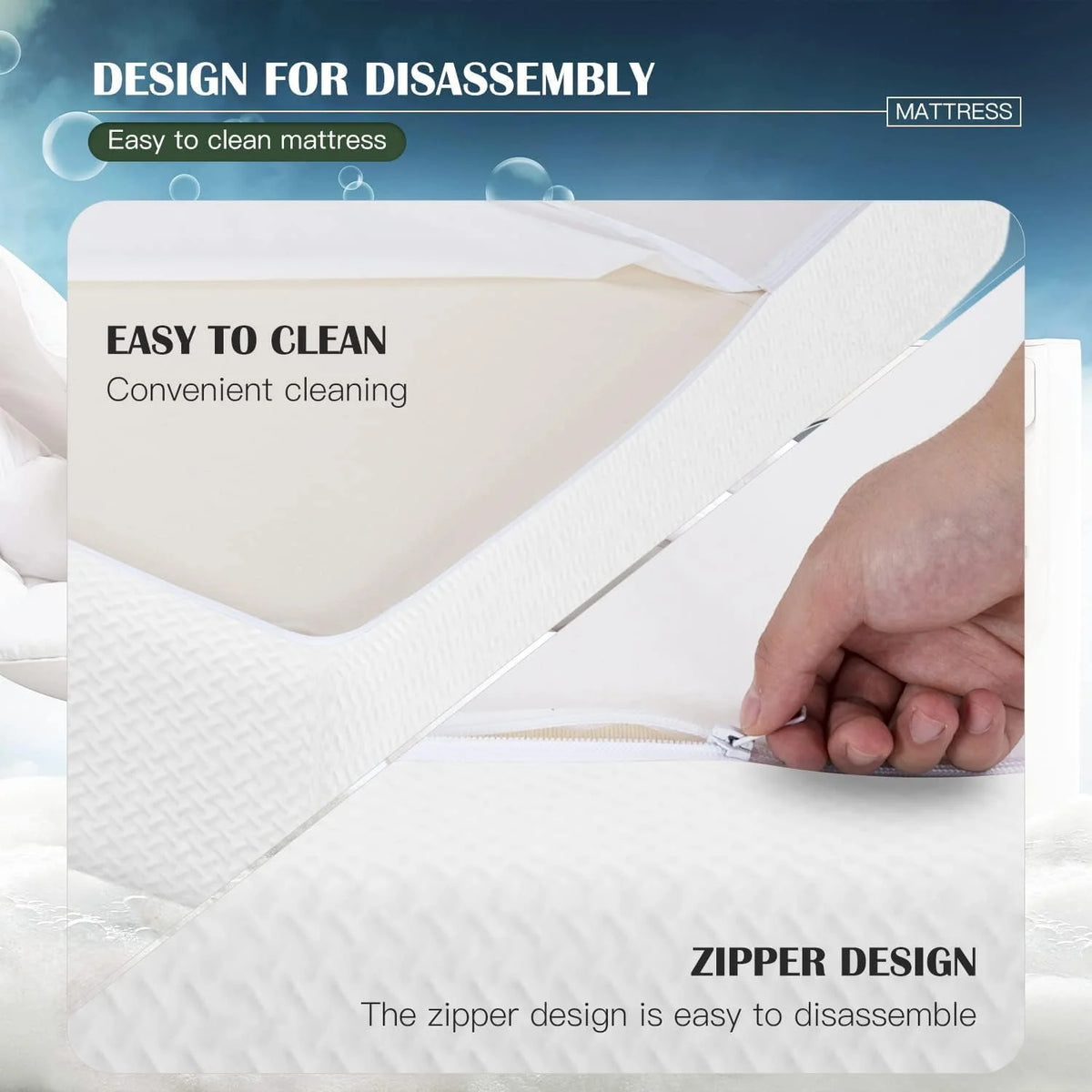 Twin Size Medium Firm Foam Mattress O9889