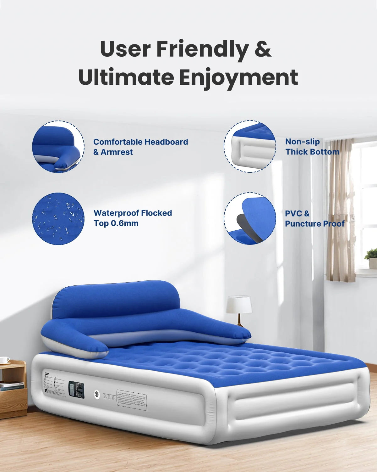 Queen Air Mattress with Built-in Pump R662703