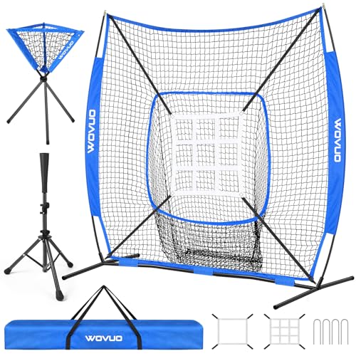 7x7 ft Baseball Softball Net with Strike Zone E6431