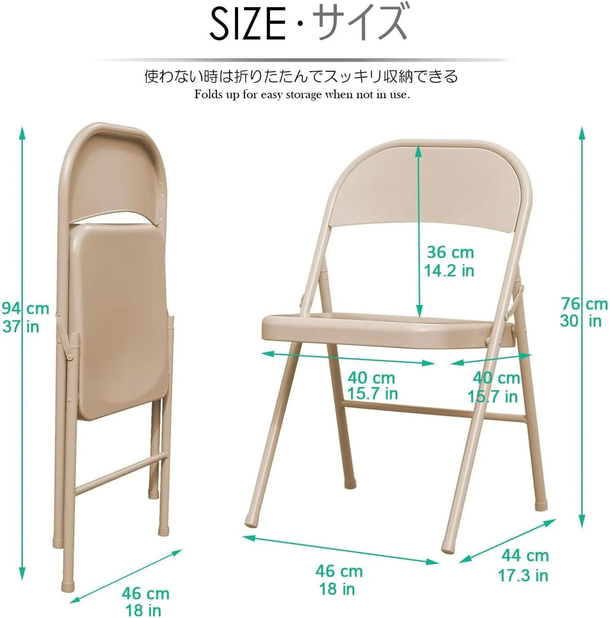 Light Gray 2-Pack Vinyl-Padded Folding Chair K51342