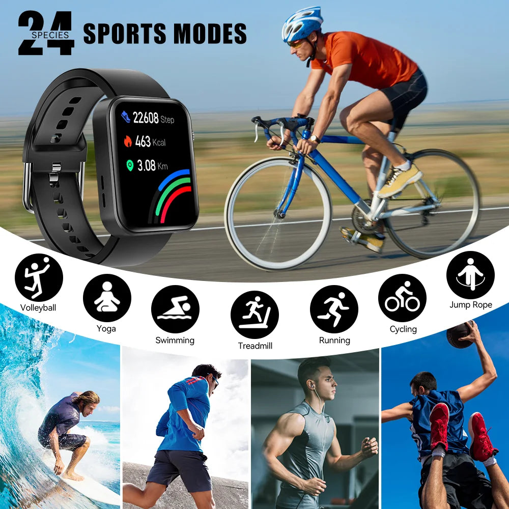 Smart Watch with LED Flashlight and Fitness Tracker R55949