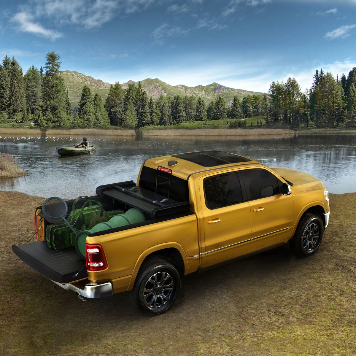 Soft Tri-fold Truck Tonneau Cover 5.8 ft Bed L2965