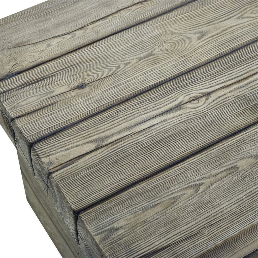 Light Gray Outdoor Side Table Set of 2 F2293