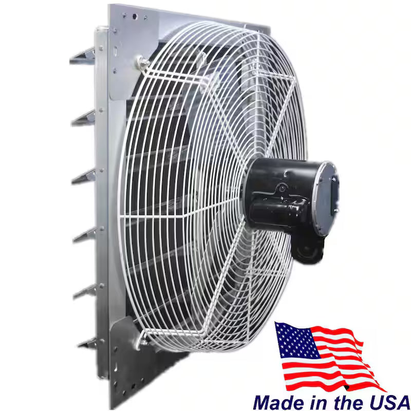30 in. Shutter Exhaust Fan Wall Mounted T6056