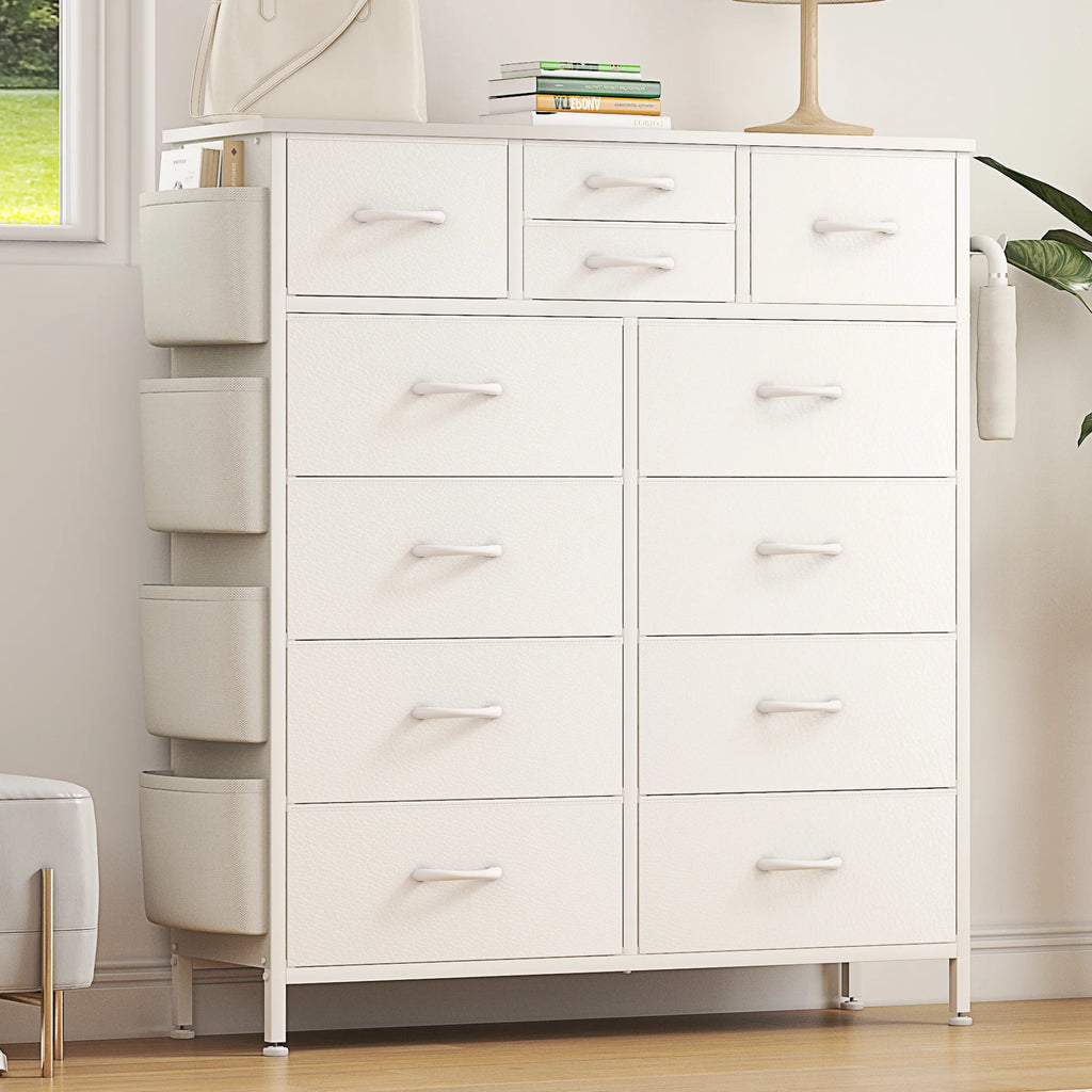 12 Drawer Fabric Dresser C36092