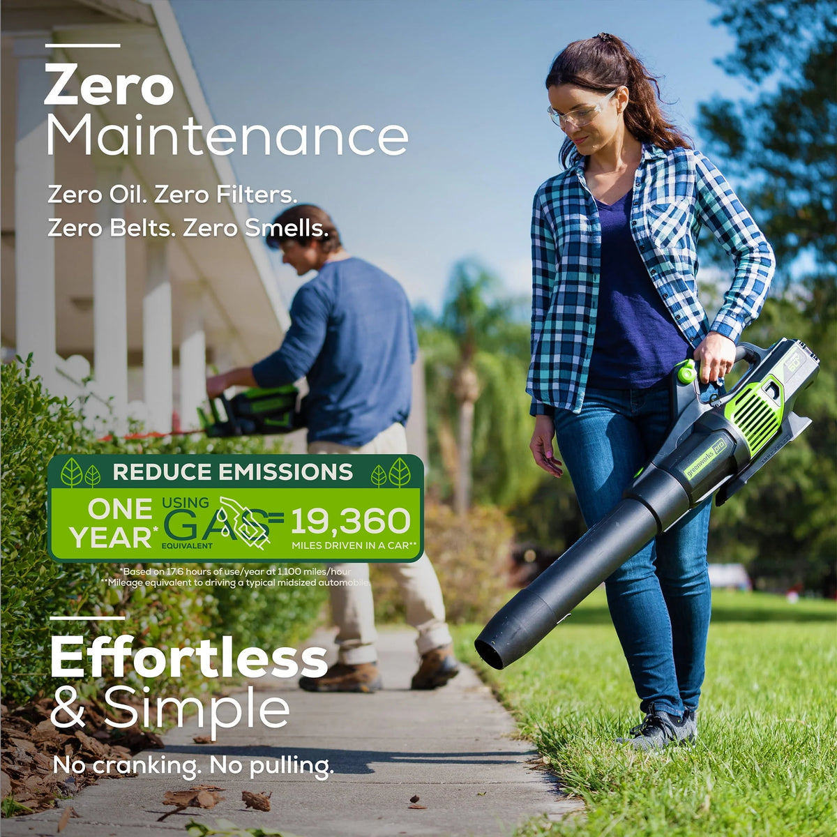 60V 610 CFM Cordless Brushless Leaf Blower with 2.5Ah Battery & Charger X902