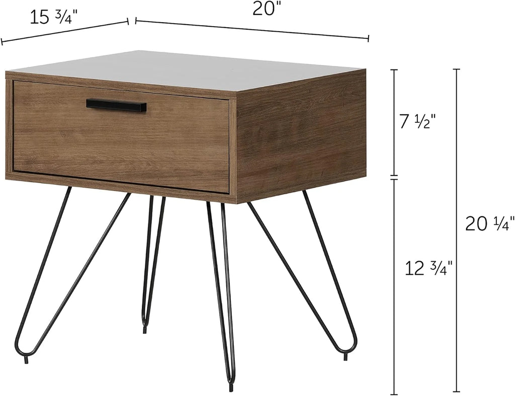 Dark Wood End Table A9797