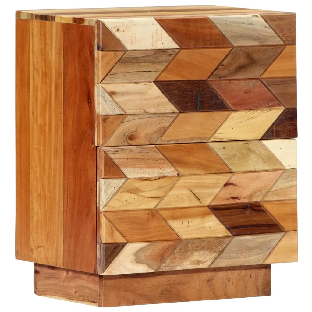 Solid Reclaimed Wood Bedside Cabinet A50063