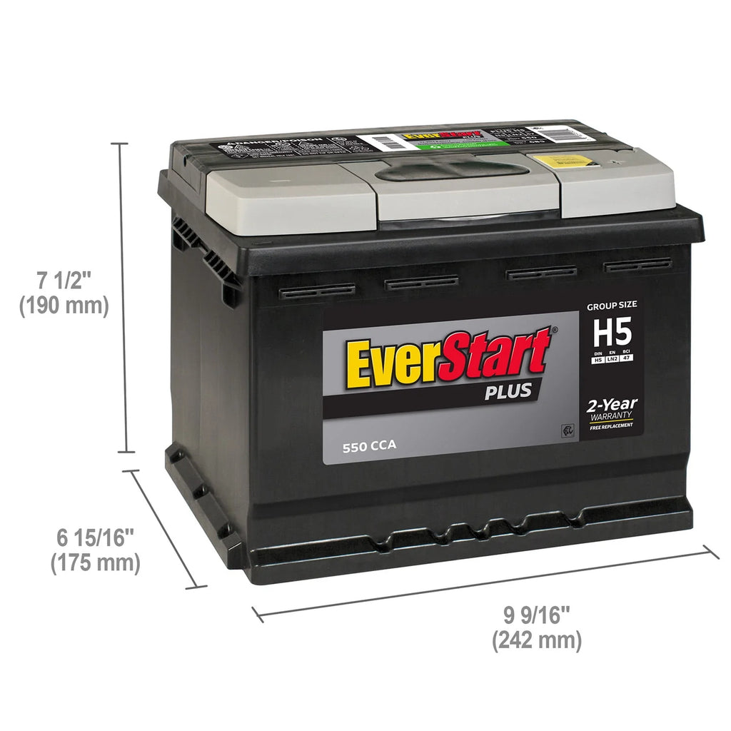 Lead Acid Automotive Battery 12 Volt 550 CCA D54972