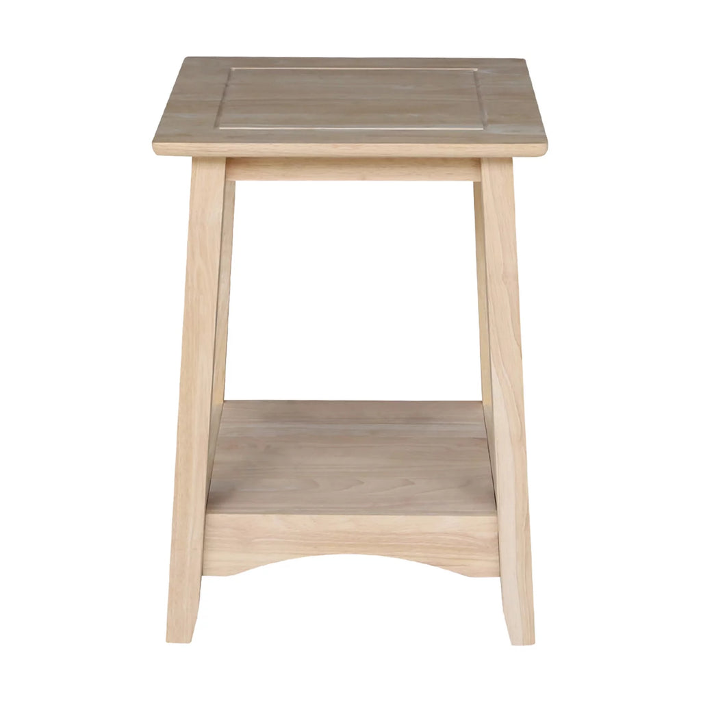 Solid Wood Tall End Table K184690