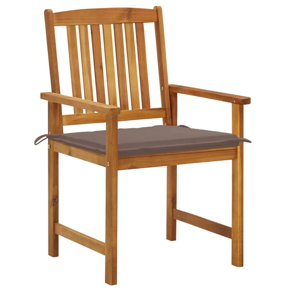 8 Piece Acacia Wood Patio Dining Chair Set B3425