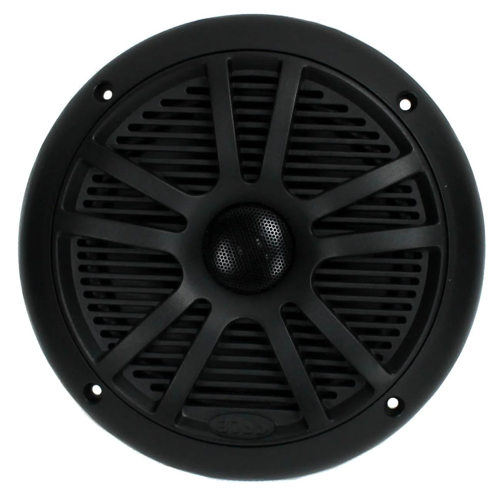 6.5 Inch Black Marine Audio Speakers (6 Pack) J296